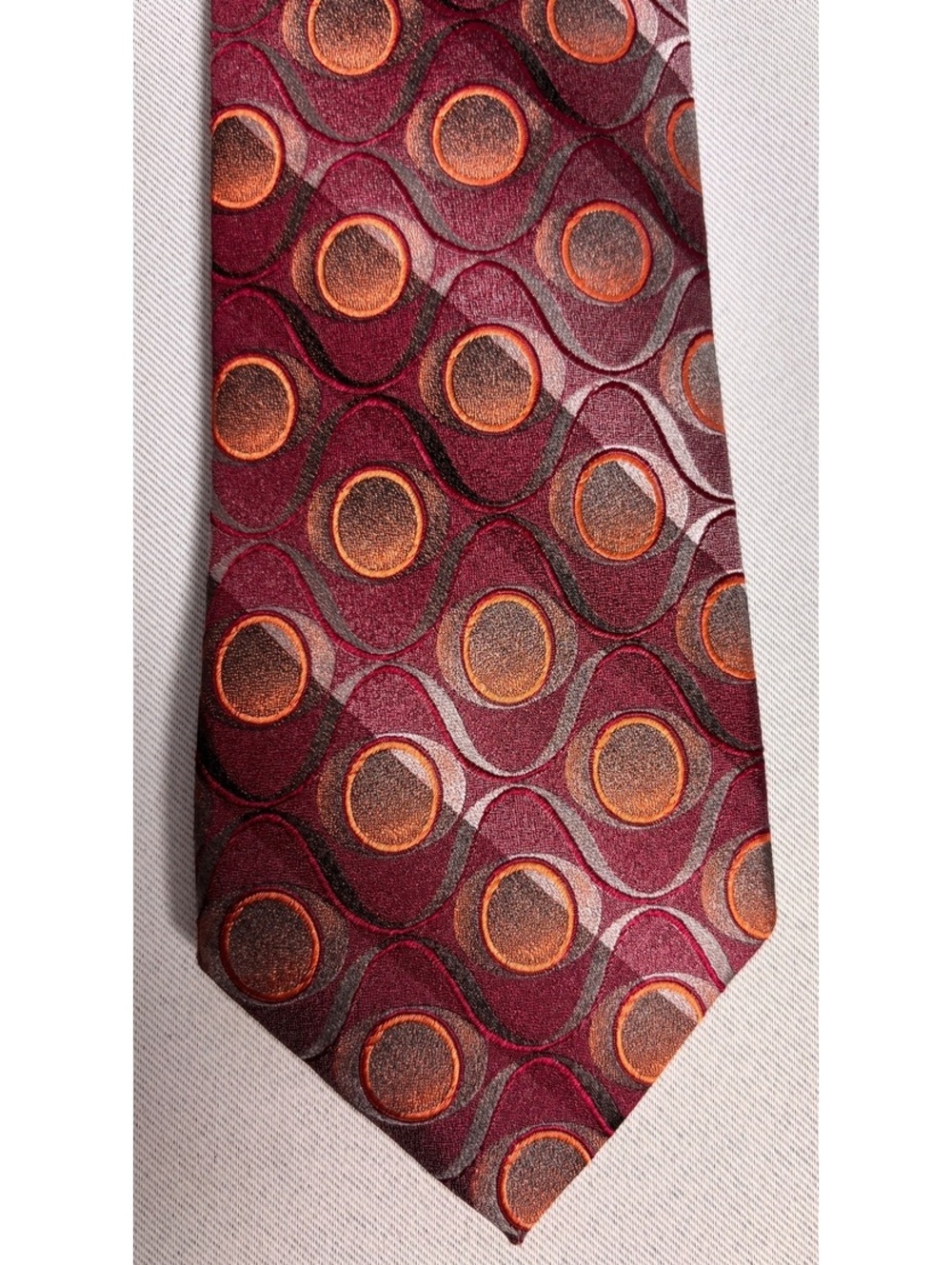 Concepts by Claiborne Men's Geometric Patterned Silk Neck Tie